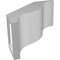 Ekena Millwork 4-in. W x 8-in. D x 8-in. H Funston Architectural Grade PVC Knee Brace BRCP04X08X08FST - alternate 6